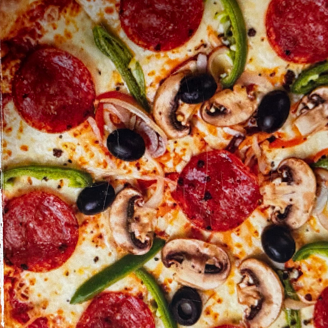 Pizza toute garnie